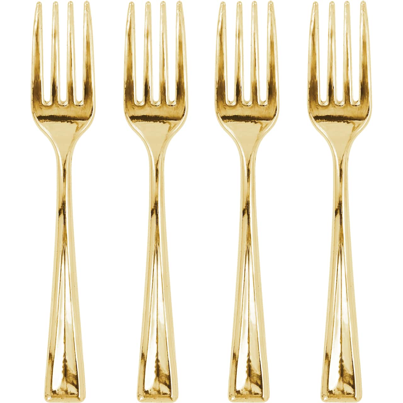 12 Packs: 24 ct. (288 total) Gold Mini Forks by Celebrate It&#x2122;
